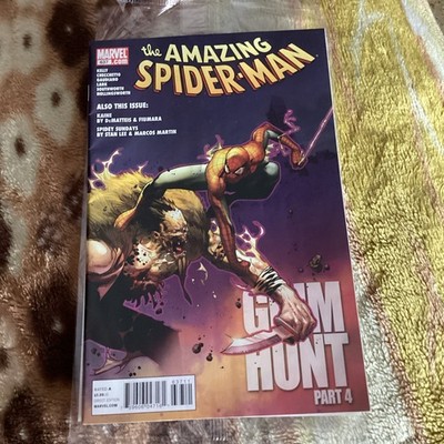 Marvel Comics The Amazing SPIDER-MAN #637 Grim Hunt Part 4 VFN 8.0