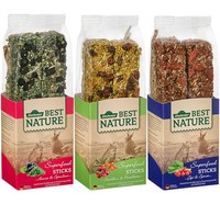 Nagersnack Superfood Sticks Getreidefrei 3X140G Dehner Best Nature Mix