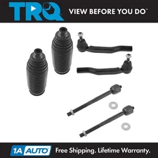Tie Rod End Front Inner Outer LH RH w/ Rack Boot Bellow Set for 04-10 Sienna