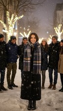 Soft Acrylic Scarf Warm Cozy Winter Neck Wrap