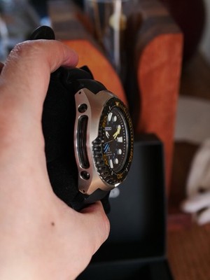 Seiko ProspeX SUN021 P1 Kinetic Quartz SBCZ023 case 48mm black GMT
