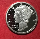 Vintage Mercury / Apollo SILVER 1/10th Ounce .999 FINE SILVER Round! GEM Beauty!