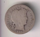 1904-P BARBER DIME 90% SILVER PHILADELPHIA 10¢ UNITED STATES AMERICA TEN CENTS