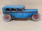 New ListingVintage J Chein Tin Litho Wind Up Toy Limo Limousine Car 7 1/4" Long