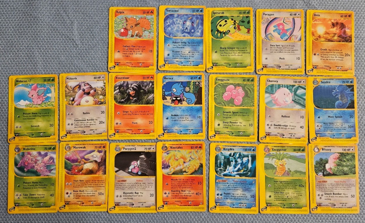 Pokémon Aquapolis English WOTC 2002 Vintage - Pick Your Card LP