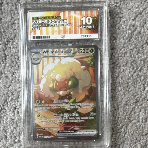 Pokémon TCG Whimsicott ex 165/086 White Flare SIR Foil English ACE 10