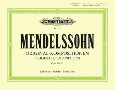 Original Compositions, Felix Mendelssohn, Piano, Printed Music