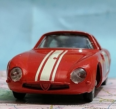 ALFA ROMEO Giulia TZ1 - Vintage Solid 148, 1/43 Scale, Made in France 1966