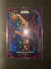 2020-21 Panini Prizm Nikola Vucevic Celtics: Purple Fast Break Prizm /75