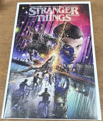 STRANGER THINGS 1 CLAYTON CRAIN EXCLUSIVE VARIANT 1ST APP ELEVEN NM/M HOT 11🔥🔥