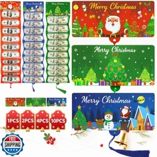 Gemten Christmas Cash Gift Envelopes 10 Slots Money Holders Chris