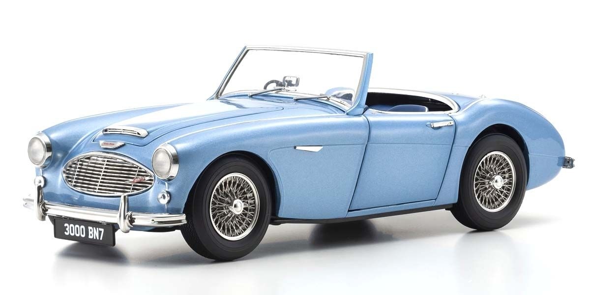 KYOSHO 8149HB 1:18 AUSTIN HEALEY 3000 - HEALEY BLUE