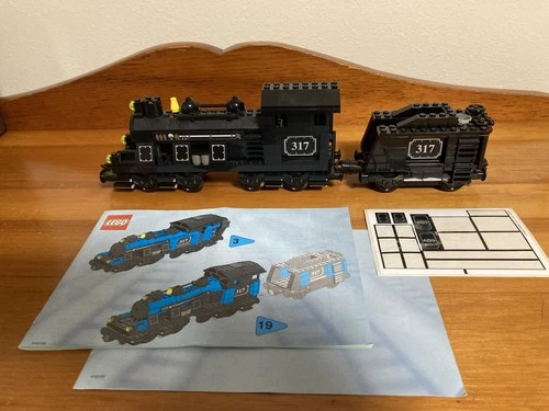 Lego Set 3741, 3742, 3745 My Own Train Black Train Engine and Tender