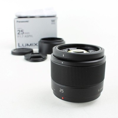 Panasonic LUMIX G 25mm F1.7 ASPH - Mirrorless Micro 4/3 Lens (H-H025K)