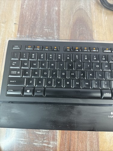 Logitech Illuminated Keyboard Wired USB K740 Y-UY95 Tested and Working - Picture 6 of 10