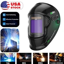 New Auto Darkening Welding Helmet Large View for MIG/TIG/MMA/CUT Tool Mask USA
