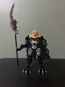 LEGO BIONICLE-8764- VEZON & FENRAKK 100% COMPLETE SET W/ OLMAK MASK