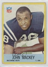 1967 Philadelphia John Mackey #20 HOF qp4