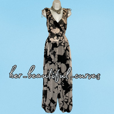 MONSOON JUMPSUIT BLUMENDRUCK ANLASS PARTY GRÖSSE 12