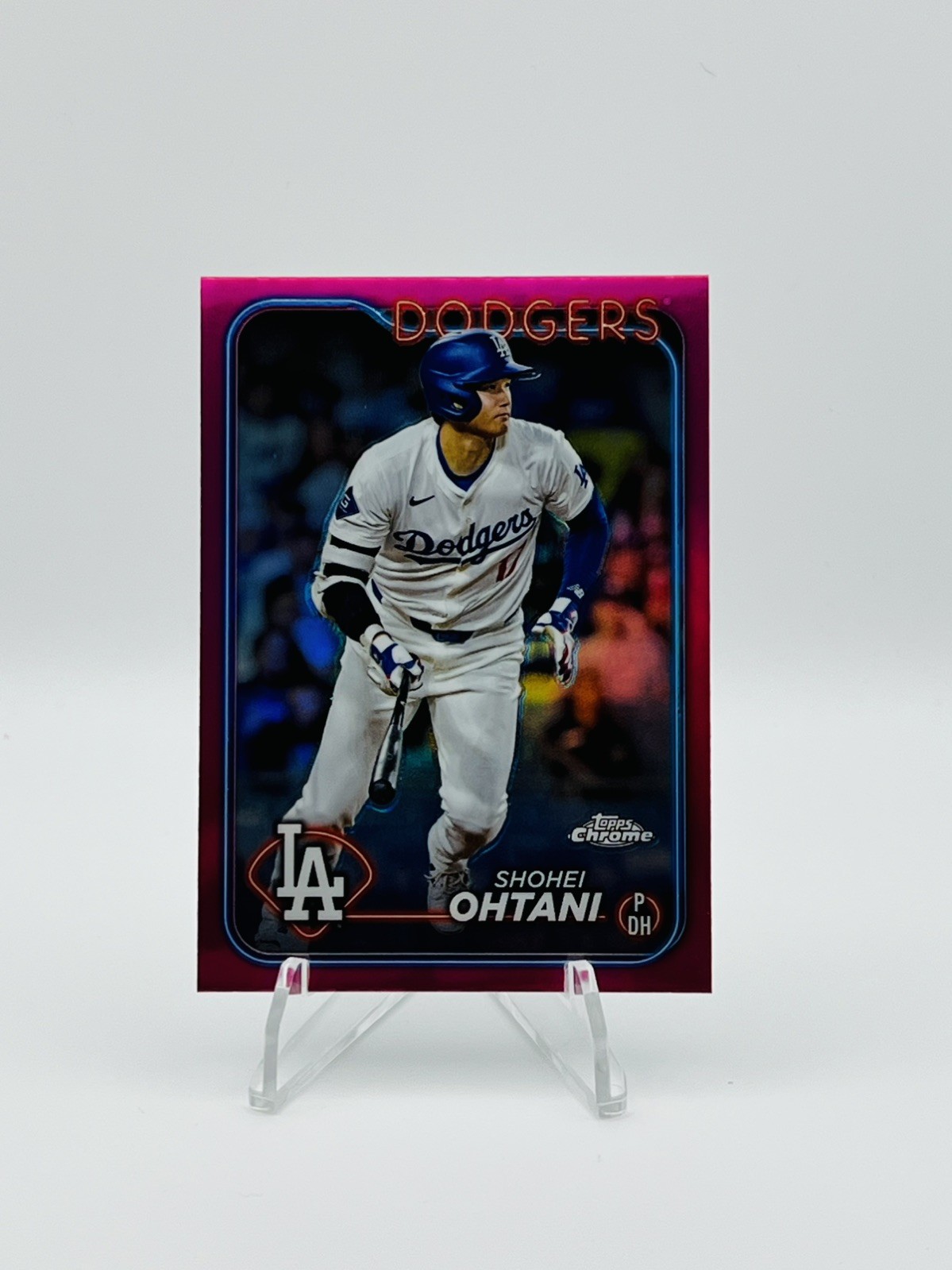 2024 Topps Chrome - Pink Refractor - Shohei Ohtani - #1