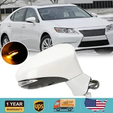 For 2013-2018 Lexus ES350 Right Passenger Side Power Door Mirror Heated W/Lamp