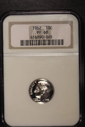 1962 | ROOSEVELT DIME | NGC PF 68 | 90% SILVER | FRESH FROM BOSTON | LOT A-8