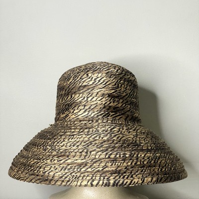 GIOVANNIO FLORENCE NEW YORK Animal Print Derby Sun Hat | eBay display picture 1