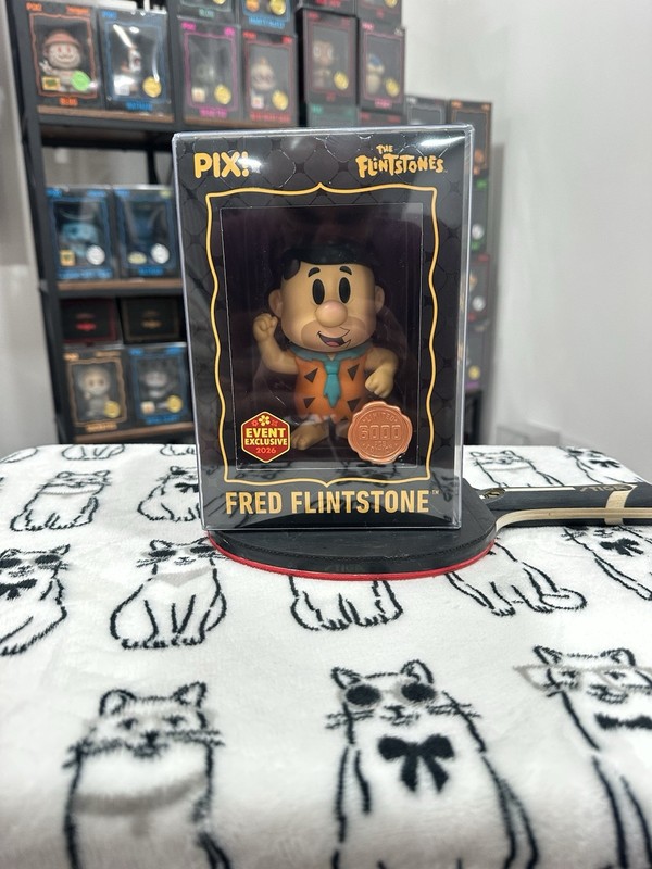 Thrilljoy Pix!  Fred Flintstone Mint With Case And Sleeve