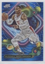 2023-24 Topps Cosmic Chrome Blue Moon Refractor 81/99 Russell Westbrook #61 1co7
