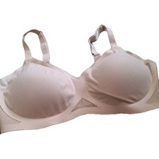 HONEYLOVE Size M Medium Beige T-Shirt Wireless Bra Removable Pads Classic