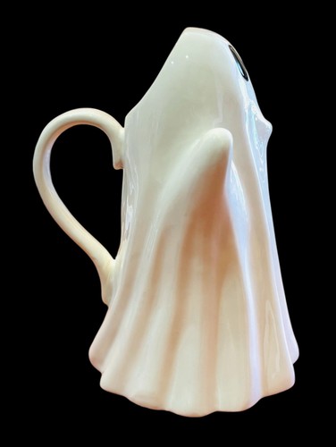 Ceramic Pitcher Ghost Halloween Fall Decor Cute Spooky Party Tableware Decor - Picture 6 of 10