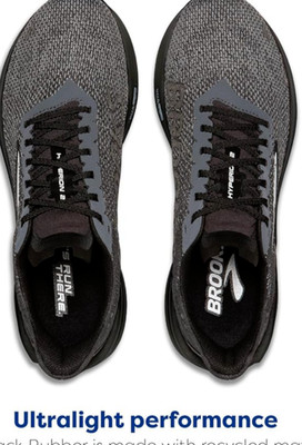Brooks Men's Hyperion 2 Running Shoes Black/Gray Medium /D sz 12 ultra light