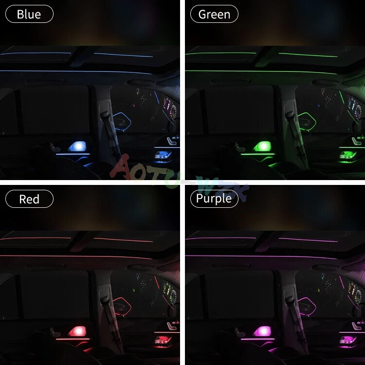 64 Цвета люк светодиодный окружающий свет потолочная лампа для Mercedes Benz GLE GLS W167 - Изображение 3 из 4
