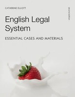 English Legal System | Catherine Elliott (U. A.) | Taschenbuch | 472 S. | 2024
