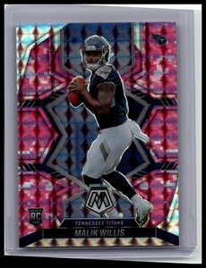 2022 Panini Mosaic #302 Malik Willis Mosaic Camo Pink #745