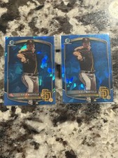 Bowman Chrome Draft Sapphire Kash Mayfield 2-Card Lot San Diego Padres