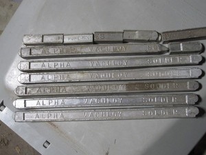 Alpha Vaculoy Solder Bars