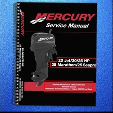 Mercury 20 Jet 20 25 Hp Marathon 25 Seapro Service Manual Bind - Jacket Mercury 20 Jet 20 25 Hp Marathon 25 Seapro Service Manual Bind - Jacket