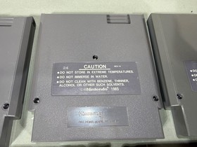 5 Vintage Nintendo NES Yoshi Goonies Spy Othello Video Console Game Cartridges