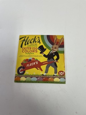 1960s Vintage Fleck's Certified Easter Egg Colors VIP