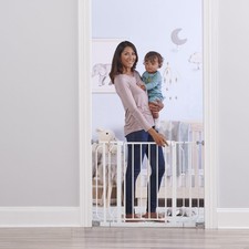 Regalo Wall Safe Extra Wide Walk Through Safety Baby Gate 29"-41.5" -