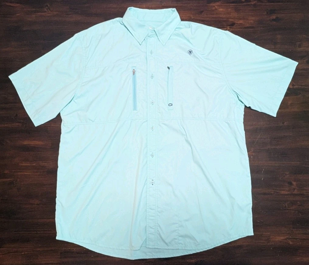 🤠 Ariat Tek Men's XL Flame Resistant Wicking Lightweight Fishing Shirt
Opens in a new window or tab