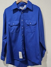VTG Bulwark Classic Men's Long Sleeve Shirt Large Flame Resistant Protective