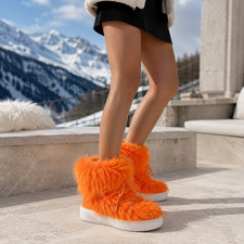 MOON BOOT Pulse Mid Pop Premium Faux-Fur Snow...