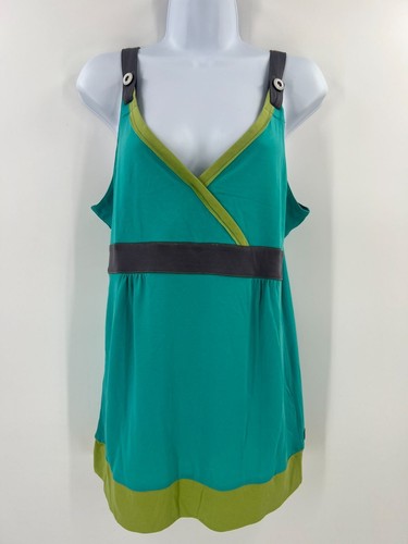 Matilda Jane Damengröße Large ärmellos grün & grau Seidenmischung Tunika Top - Bild 11 von 11