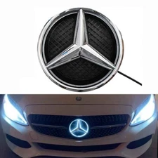 Front Grille LED Light Star Badge Fit for Mercedes-Benz W205 C Class C350 C400