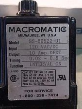 Macromatic SS-50222-01 Solid State Relay SS5022201 1 Cracked (Pack of 2)