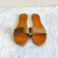 Vintage Handmade Priest Sadhu Wooden Footwear Sandal Khadau Old Collectible W906