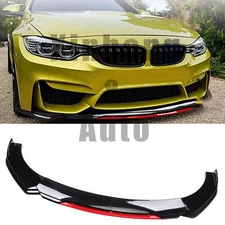 For BMW 3 4 5 series Front Bumper Lip/ Splitter Spoiler Body Kit Black+Red