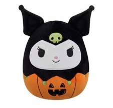 Squishmallow 8" Kuromi Halloween Pumpkin Plush NEW